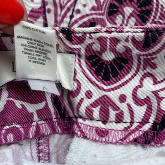 Ann Taylor Loft Size 6 Pink Floral Mini Skirt - Picture 8 of 8